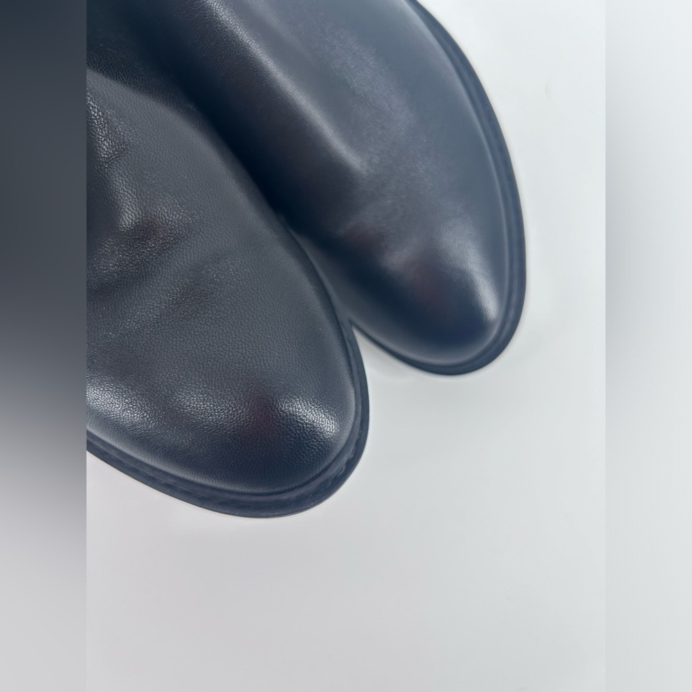 New $950 STUART WEITZMAN 5050 BOOT STRETCH LEATHER OVER THE KNEE BLACK 7.5 S4829 - Picture 13 of 16